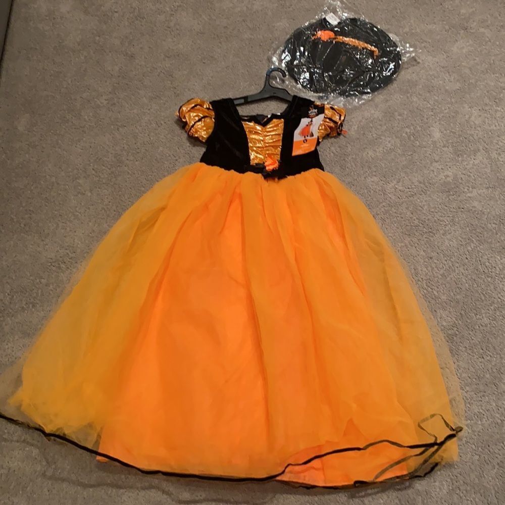 Kids Witch Halloween Costume Size L NWT